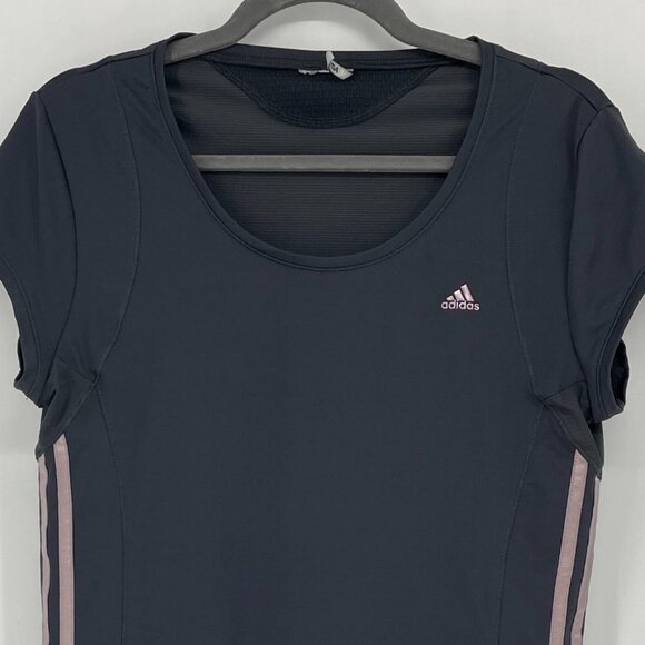 Adidas Clima365 charcoal pink Core  performance tee - Picture 4 of 13